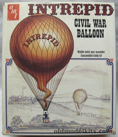 AMT 1/57 Intrepid - Civil War Balloon with Aeronaut Thaddeus Lowe, T571 plastic model kit